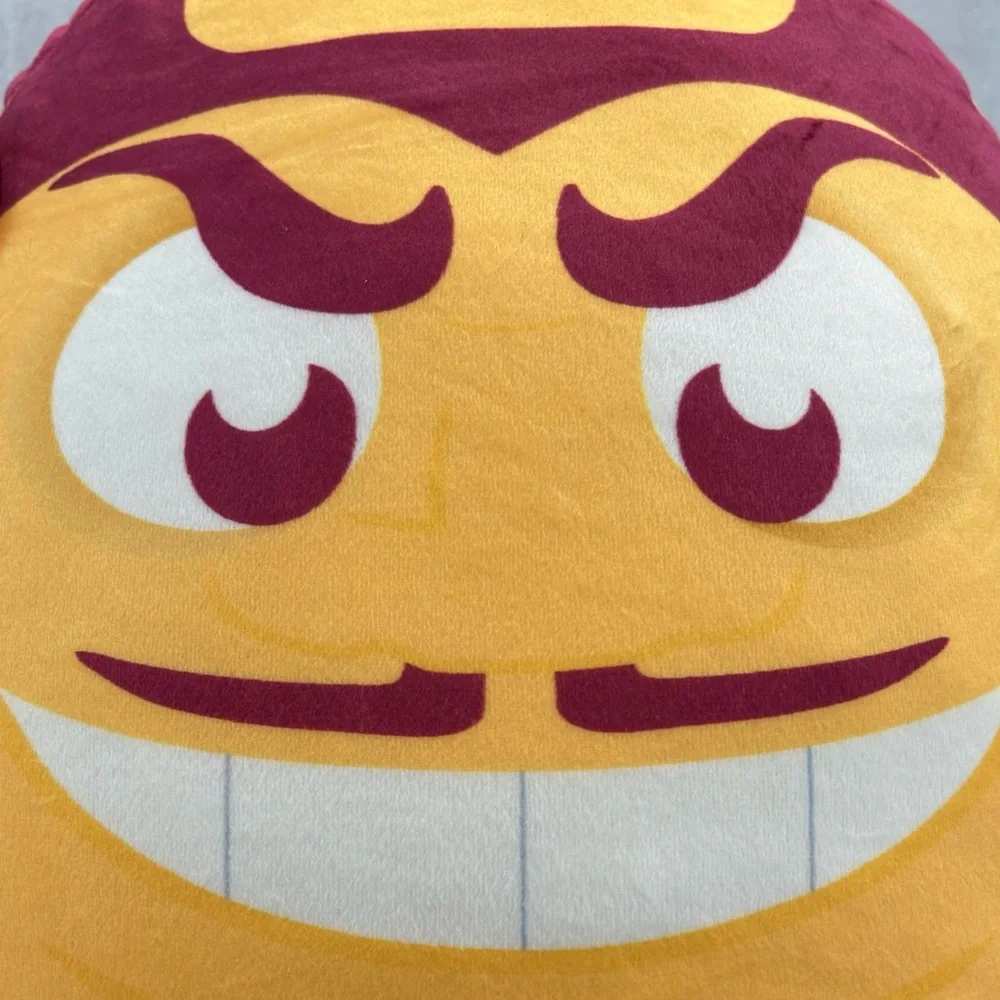 Arizona State University ASU Sun Devil Sparky Mascot Plush Pillow NWT Bed Party!